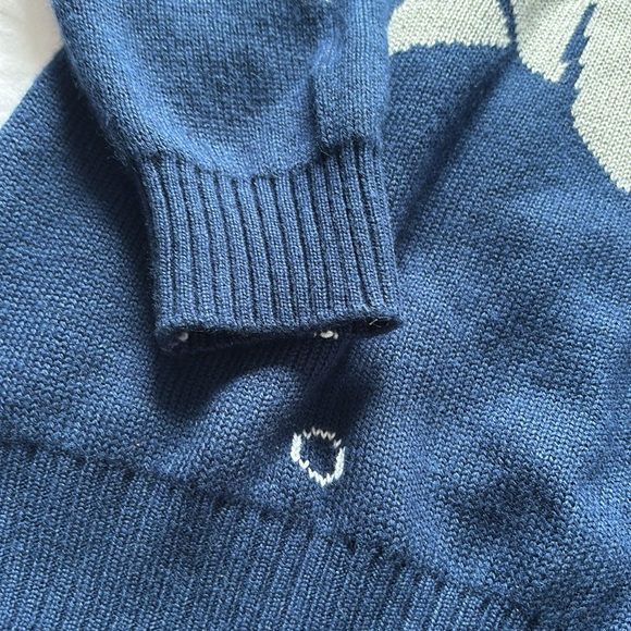 Tipsy Elves Shark Sea Sleigher Ugly Christmas Sweater youth medium - Picture 5 of 8